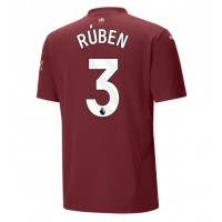 Manchester City Ruben Dias #3 Tredjedrakt 2024-25 Kortermet